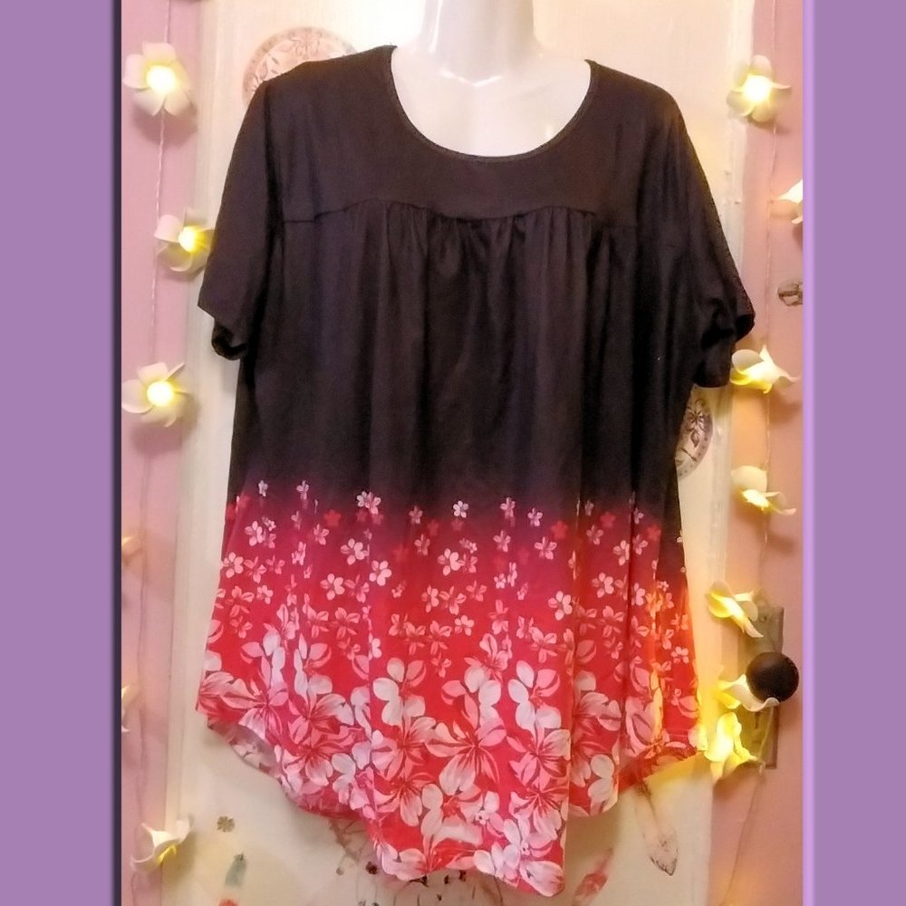 Floral (XXL) Ombre Blouse